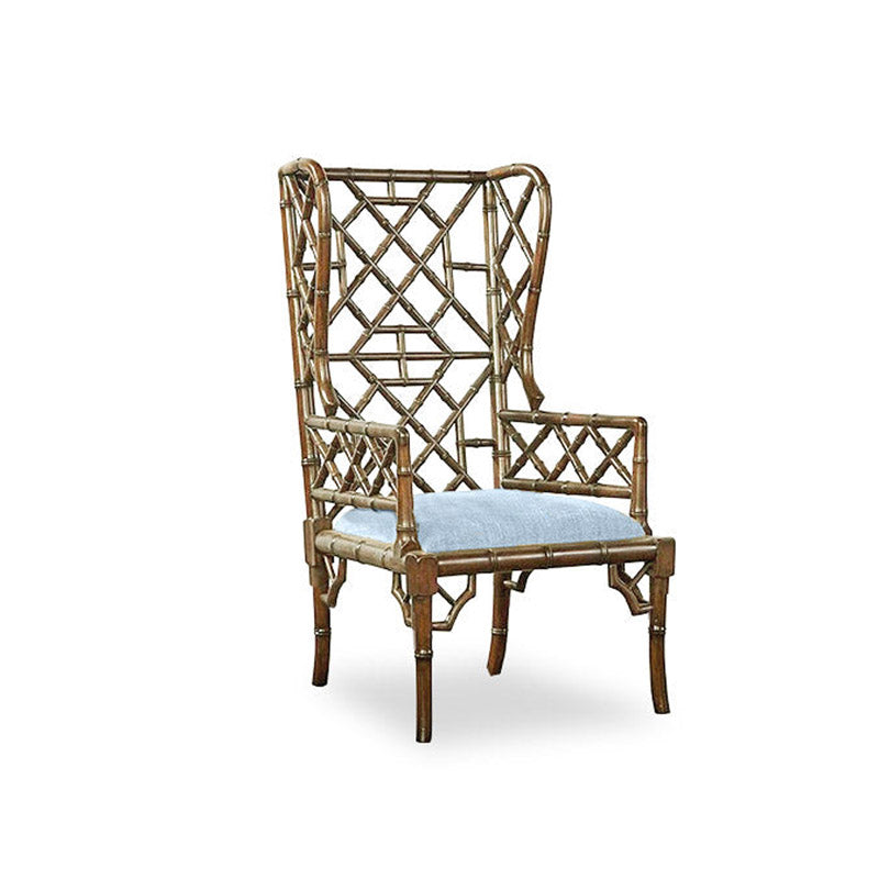 Chinoise Chippendale Wing Chair