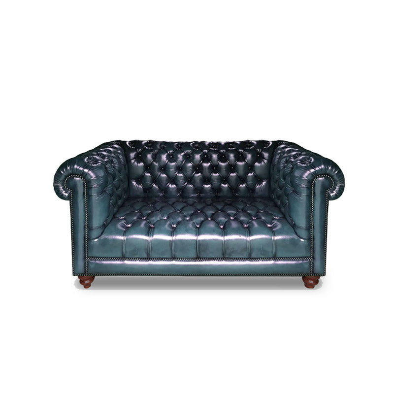 Chesterfield Tufted Leather Sofa