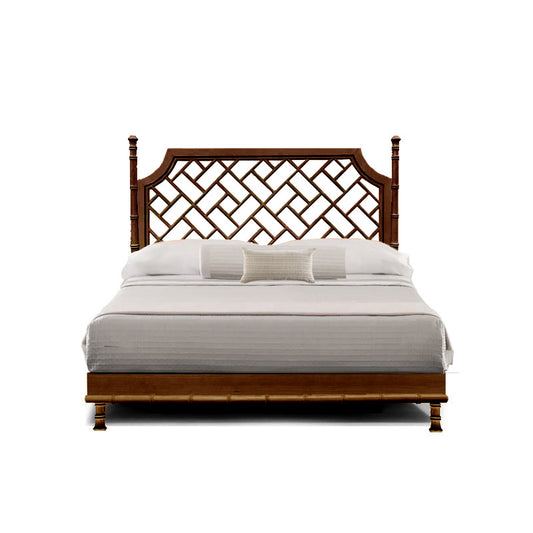 Aberdeen Fretwork Bamboo Style Bed