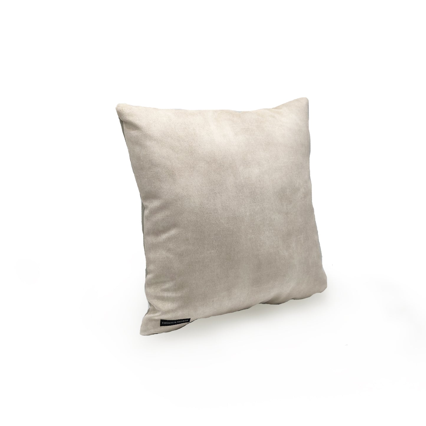 Stripe Sculpted Leather Cushion | Throw Pillow